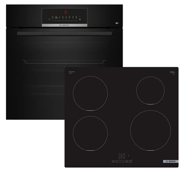 Комплект Духова шафа електрична Bosch HBJ559YB6R + Варильна поверхня індукційна Bosch PUE611BB5E