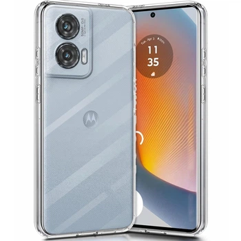 Ультратонкий силіконовий чохол 1,5 мм з захистом камери на Motorola Edge 50 Fusion (Безбарвний (прозорий)) Epik (186990)