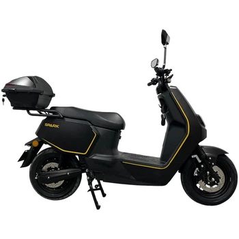 Электроскутер Spark SP2500E-2 (LiFePO4) (Черный с желтым)