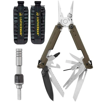 Набір Мультитул Leatherman ARC Talos 833330 + Тріскачка Leatherman 931030 + Комплект біт Bit Kit 2 половини