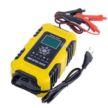 Зарядне для кислотних AGM, GEL, VRLA Foxsur FBC122410D 12V/10A 24V/5A, автомат 7 етапи, дісплей