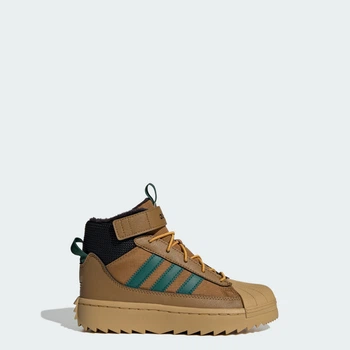 Детские Ботинки Superstar Winter Trek Kids adidas JQ0343 28 (28 EUR) коричневый (4067906355968)
