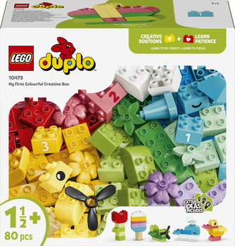 Конструктор LEGO DUPLO Коробка кубиків для яскравих творчих збірок 80 деталей (10479)