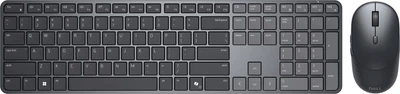 Комплект бездротовий Dell Pro 7 Slim KM726 Wireless Black (580-BDHM)