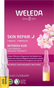 Нічна сироватка Weleda Skin Repair Wild Rose в ампулах 7 х 0.8 мл (4001638589871)
