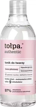 Тонік для обличчя Tolpa Authentic з гліколевою кислотою 200 мл (5902719418938)