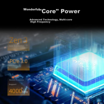 Процессор AMD Ryzen 5 5500 серии Ryzen 5000 (R5) 7 нм, 6 ядер, 12 потоков, максимальная тактовая частота в режиме Boost до 4,2 ГГц, мощность 65 Вт, сокет AM4, корпус.
