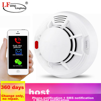 Детектор дыма LFang PS-819D NB, автономный датчик дыма, сертифицированный Fire Safety 3C, беспроводная домашняя пожарная сигнализация