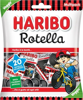 Лакричные конфеты Haribo Rotella Liquirizia Multipack 20 Mini 260г
