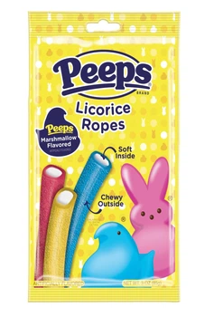 Жувальні цукерки з Маршмеллоу Peeps Filled Ropes 85г