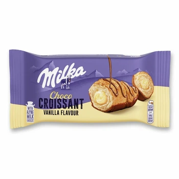 Круасан Milka Choco Vanilla Croissant Ванильно-шоколадный крем 50г
