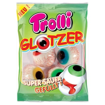 Кислый Мармелад Trolli Glotzer в Форме Глаз 75г