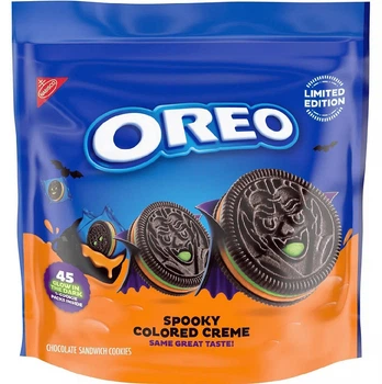 Печенье Oreo Halloween Spooky Colored Creme Chocolate Sandwich 650г