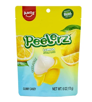 Желейні Цукерки Amos 4D Peelerz Lemon Лимон 170г