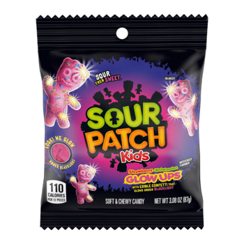 Мармелад Sour Patch Kids Glow Ups Полуниця та Кавун 87г