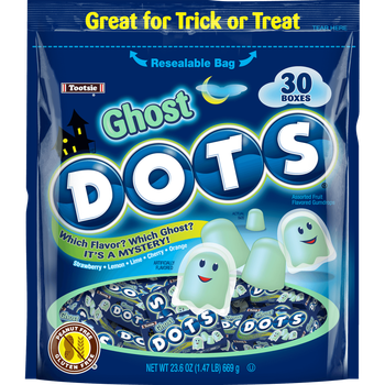 Жевательные конфеты Tootsie Dots Halloween Ghost Призраки 669г