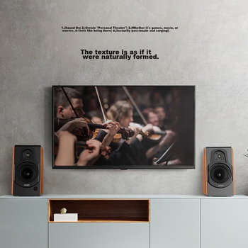 Популярная Bluetooth-колонка F&D R60BT Pro, активная акустическая система для домашнего использования, настольного компьютера, телевизора и телевизора, высококачественный чистый звук, профессиональный аудиофильский сабвуфер мощностью 120 Вт.