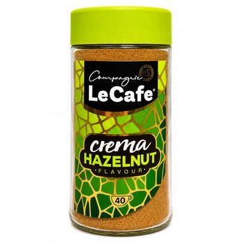 Кофе Растворимый с Ореховым вкусом Le Cafe Crema Hazelnut flavour 75 г