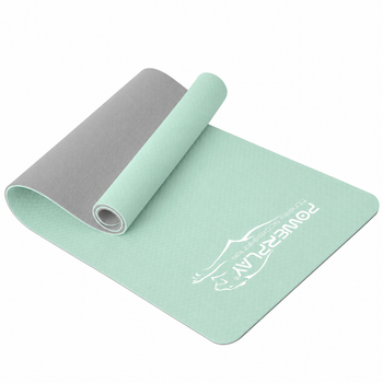 Килимок для йоги та фітнесу PowerPlay 4150 TPE Premium Performance Mat М'ятний (183x61x0.6 см.)