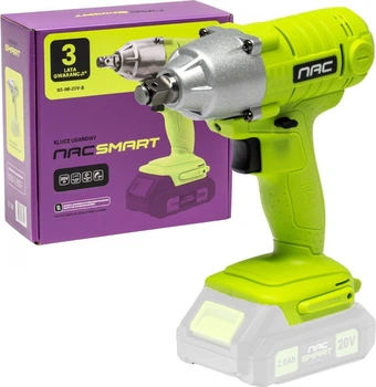 Akumulatorowy klucz udarowy Nas SMART NS-IW-20V-B 1/2" 20V bez akumulatora i ładowarki (5905842532120)