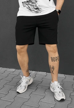 Трикотажні шорти Staff lam black & light gray XXL