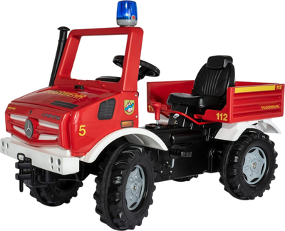 Педальний автомобіль Rolly Toys Unimog Mercedes Пожежна служба + Сирена 3–10 років (4006485038220)