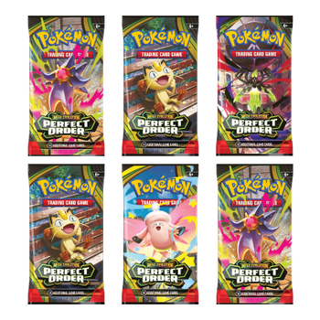 Набір Картки 6шт Колекційна Гра Pokemon Mega Evolution Perfect Order