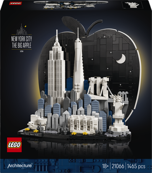 Конструктор LEGO Architecture Нью-Йорк — Велике яблуко 1465 деталей (21066)