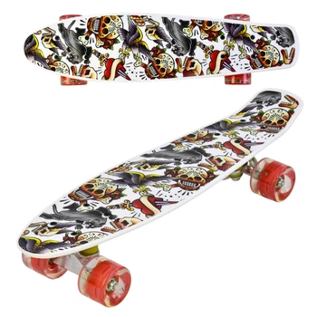 Скейт Р 14209 (8) Best Board, доска = 55см, колеса PU, d = 6см