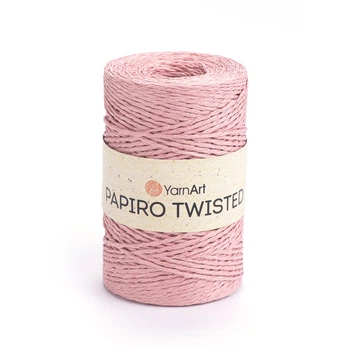 Рафія кручена YarnArt Twisted Papiro 100г 170м троянда №1326