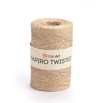 Рафія кручена YarnArt Twisted Papiro 100г 170м тілесний №1302