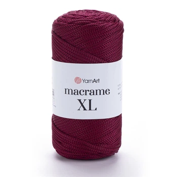 Шнур Yarnart Macrame XL 3мм 250гр поліефірний бордовий №145