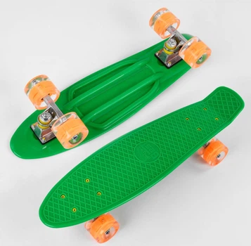 Скейт Пенни борд 1705 (8) Best Board, доска = 55см, колеса PU со светом, диаметр 6 см