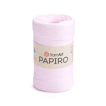 Рафія YarnArt Raffia Papiro 100г 130м рожева №1318