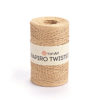 Рафія кручена YarnArt Twisted Papiro 100г 170м пудра №1315