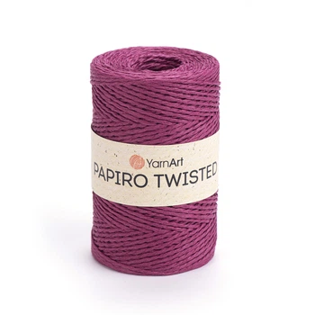Рафія кручена YarnArt Twisted Papiro 100г 170м вишнева №1322