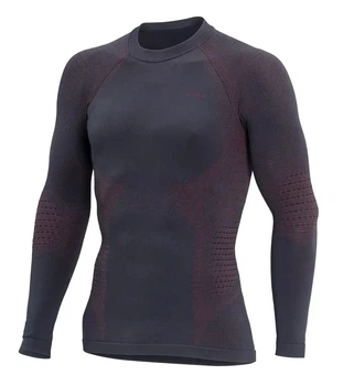Термофутболка с длинным рукавом мужская Accapi Polar Bear New, Black/Red, XL/XXL