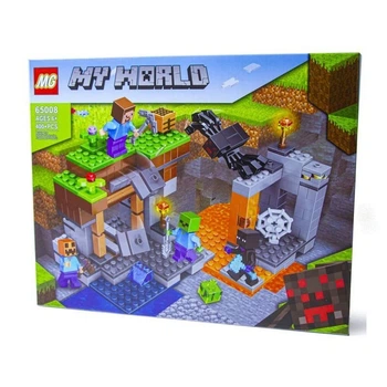 Конструктор My world LB 65008 Майнкрафт Шахта з монстрами ( 400 дет )