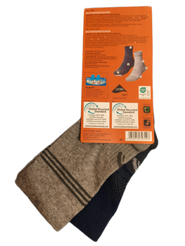 Жіночі трекінгові шкарпетки Сrivit Chaussettes Techniques 35-38р 2 пари