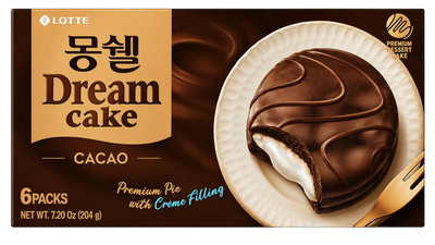 Пирожное со вкусом какао Dream Cake LOTTE 204 г