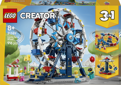 Конструктор LEGO Creator Знакове колесо огляду 916 деталей (31389)