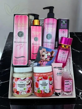 Подарочный набор косметики No Brand в стиле Victoria's Secret Bombshell 7 в 1