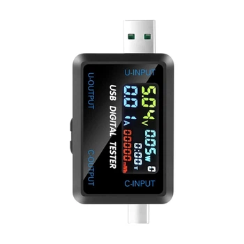 Тестер USB 2UUL Charging Mate Mini, амперметр мультиметр вольтметр, USB/Type-C, для измерений