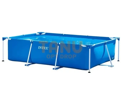 Каркасный бассейн Intex Rectangular Frame 300*200*75см Синий
