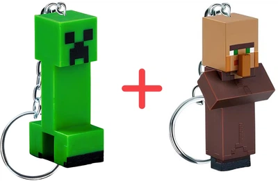 Набор фигурок-брелоков Minecraft Крипер 7.5 см + Нурм 7.5 см (553243755_553243758)