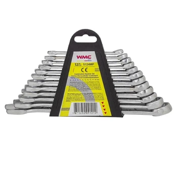 Набір ключів комбінованих 12 предметів WMC Tools 5124MP