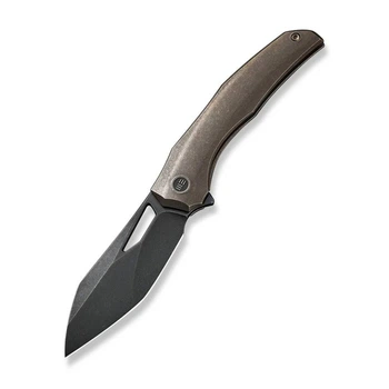 Складной туристический нож WE Knife Ignio Mystery Box бронзовый (8.4 см) CPM 20CV титан 6AL4V