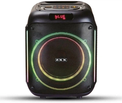 Портативна Bluetooth колонка ZXX-5502 800 Вт акустична система з мікрофоном караоке колонка з LED підсвіткою FM радіо USB AUX TF TWS бездротова музична колонка для вечірок