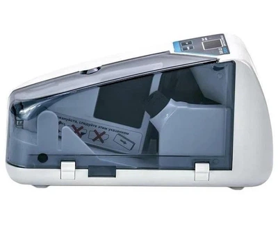 Счётчик денег DORS CT1015 портативная счётная машинка для пересчёта и проверки купюр разных валют, с автоматическим стартом подсчёта
