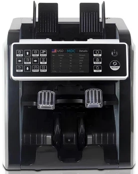 Счётная машинка Bill Counter 950 Dual CIS Черный с двойным CIS-сканером, с MG/UV проверкой купюр, профессиональный сортировщик банкнот